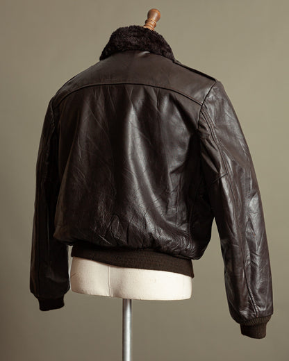 Vintage 1960s Cooper A-2 Leather Flight Jacket – Made in USA (46)
