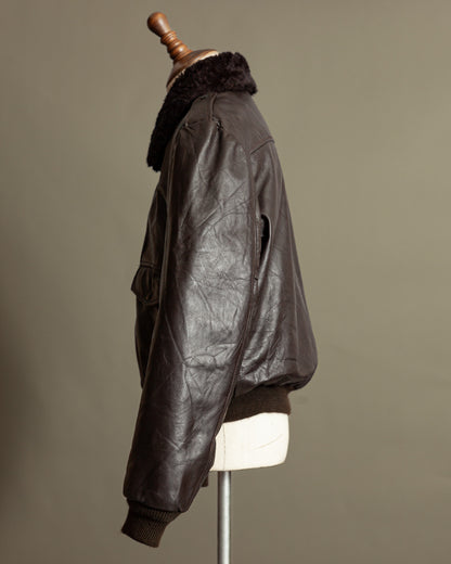 Vintage 1960s Cooper A-2 Leather Flight Jacket – Made in USA (46)