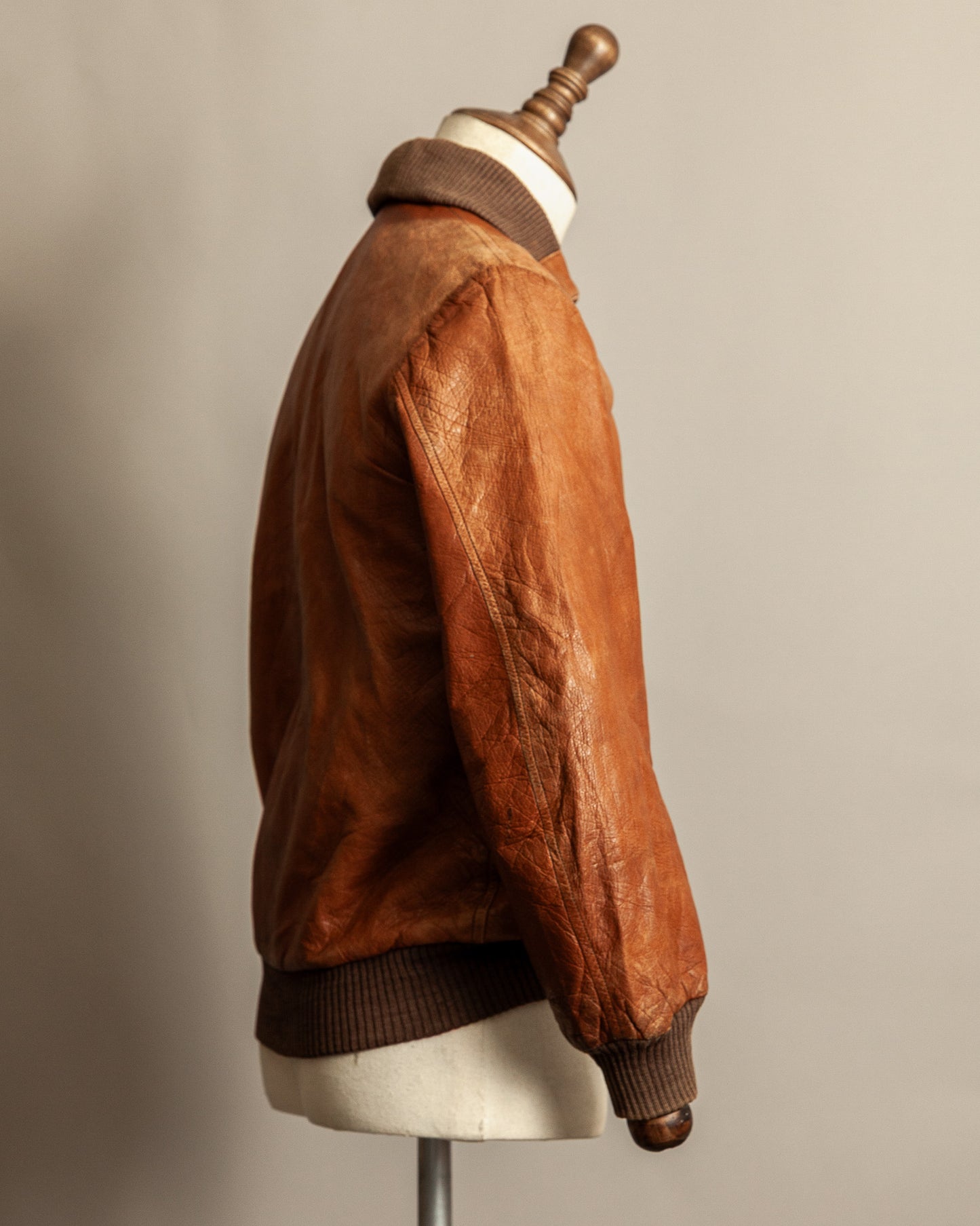 Vintage German Aviator Jacket EWA Zippers – c.1943–45 - Small (38)