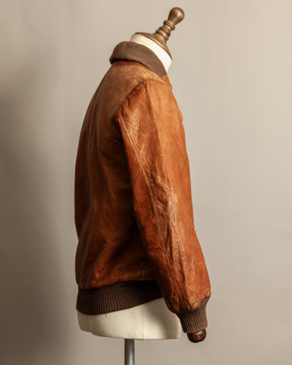 Vintage German Aviator Jacket EWA Zippers – c.1943–45 - Small (38)