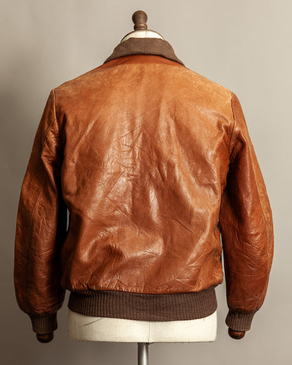 Vintage German Aviator Jacket EWA Zippers – c.1943–45 - Small (38)