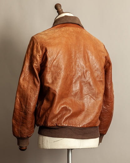 Vintage German Aviator Jacket EWA Zippers – c.1943–45 - Small (38)