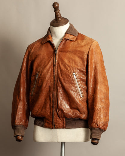 Vintage German Aviator Jacket EWA Zippers – c.1943–45 - Small (38)