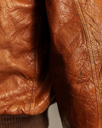 Vintage German Aviator Jacket EWA Zippers – c.1943–45 - Small (38)