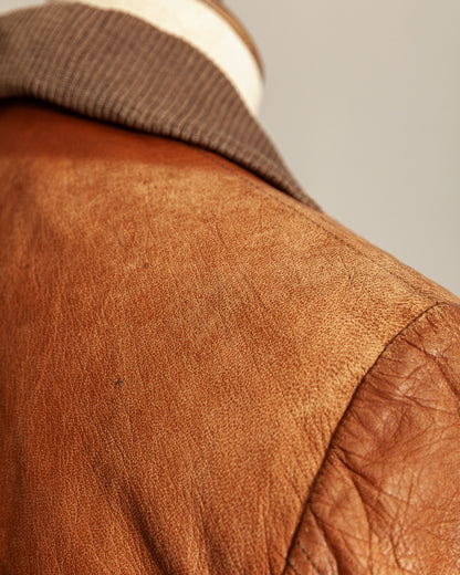 Vintage German Aviator Jacket EWA Zippers – c.1943–45 - Small (38)