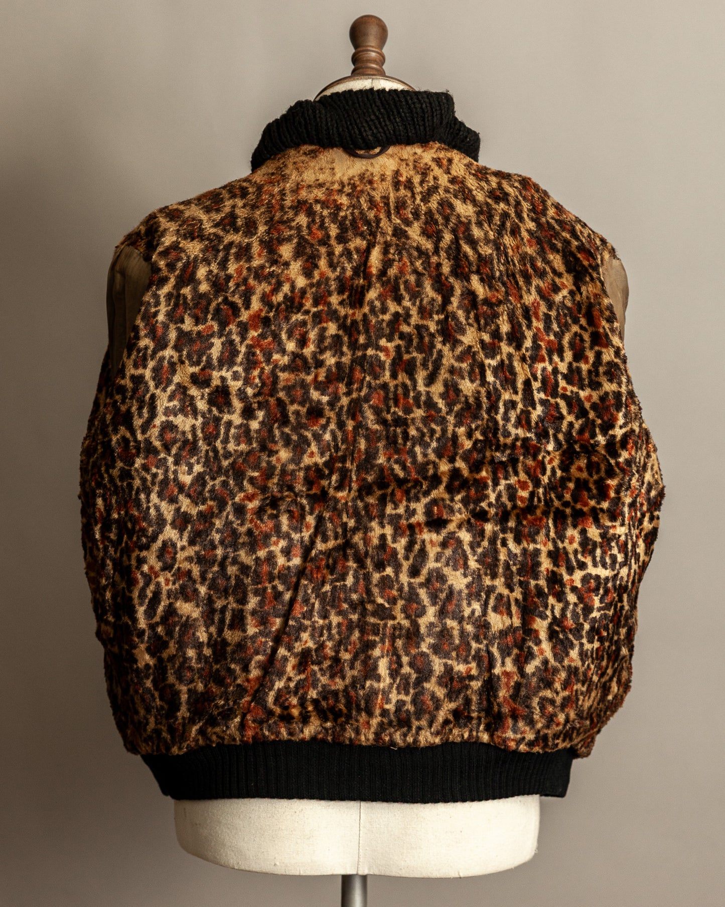 1950s West German Vintage Leather Blouson Jacket - Medium (42)