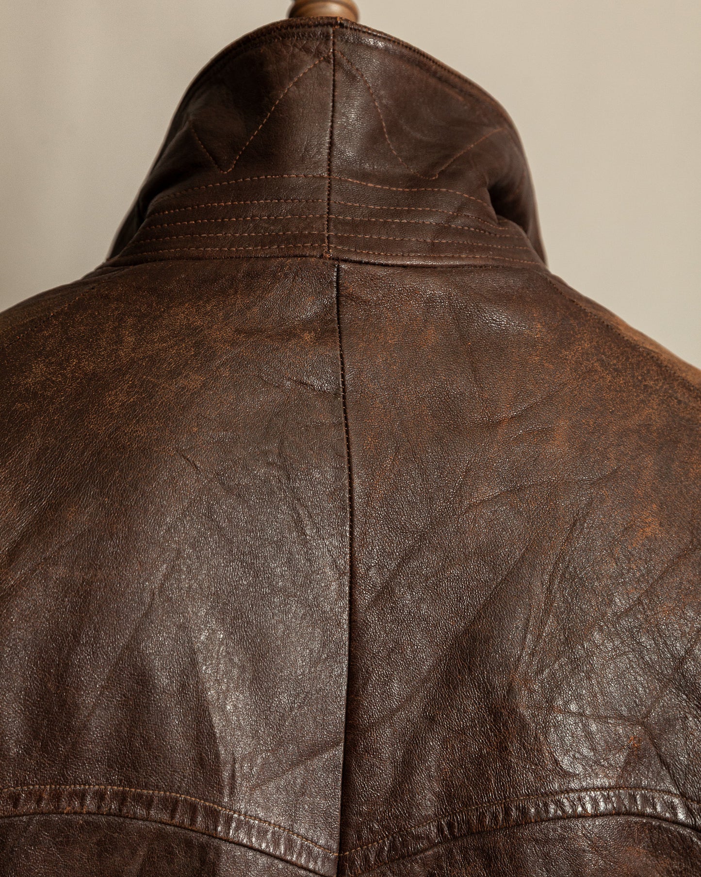 1930s French Horsehide Leather Trench Coat - Medium (42)