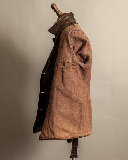 1930s French Horsehide Leather Trench Coat - Medium (42)