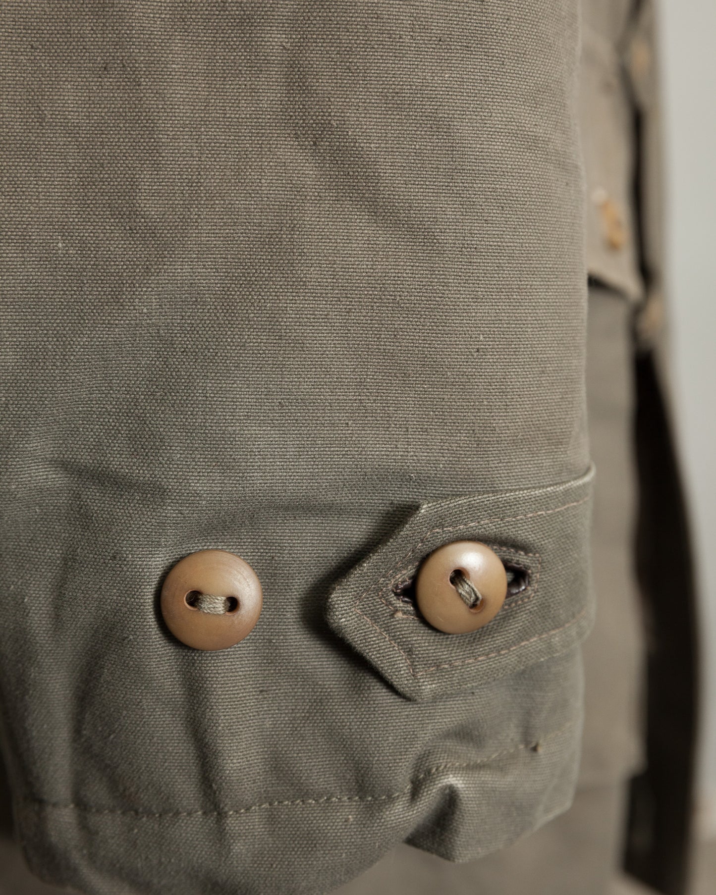 Vintage Swedish Army M1909 Shearling-Lined Field Coat – Size 46 (XL