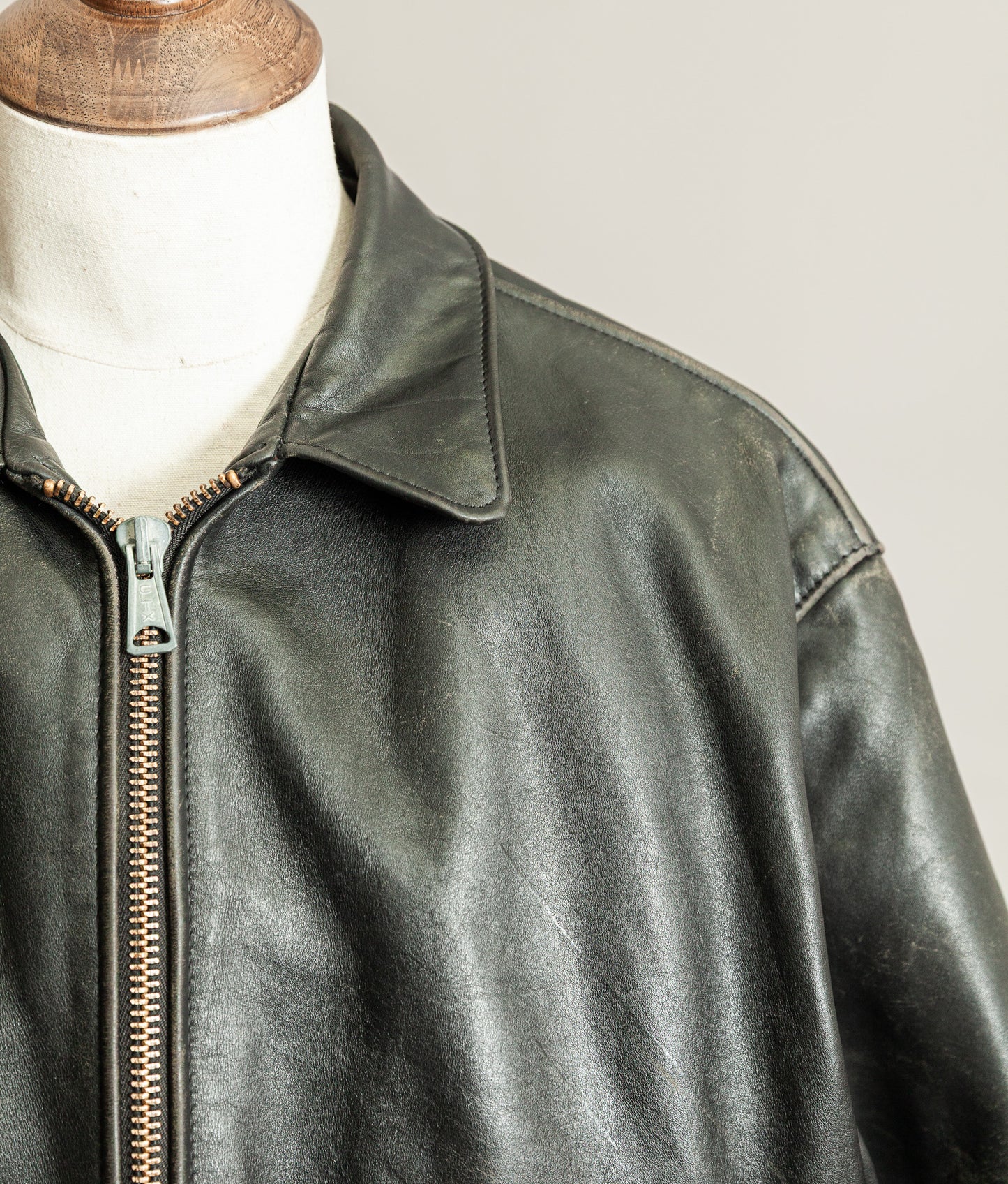 Vintage 1990s Schott NYC 693 Highwayman Leather Jacket USA Made – Size 52 (2XL)