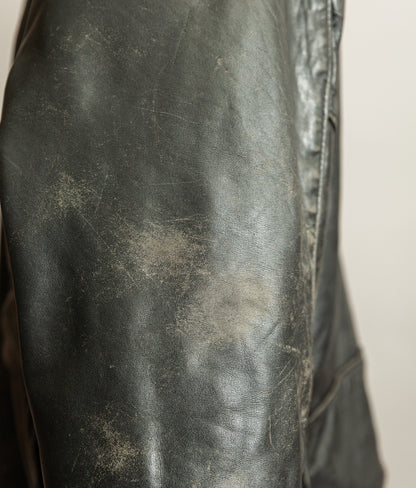 Vintage 1990s Schott NYC 693 Highwayman Leather Jacket USA Made – Size 52 (2XL)