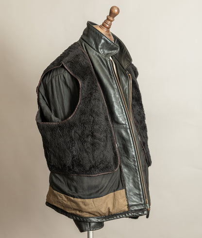 Vintage 1990s Schott NYC 693 Highwayman Leather Jacket USA Made – Size 52 (2XL)