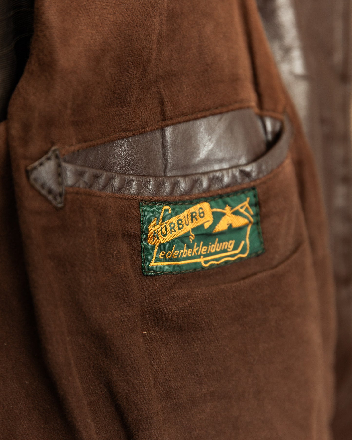 Vintage 1940s German Horsehide Motorcycle Dispatch Rider Jacket - M/L (42)