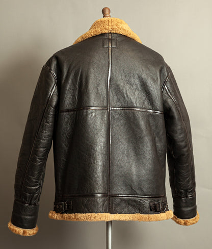 Vintage B-3 Sheepskin Bomber Flying Jacket USAAF - XL (46)