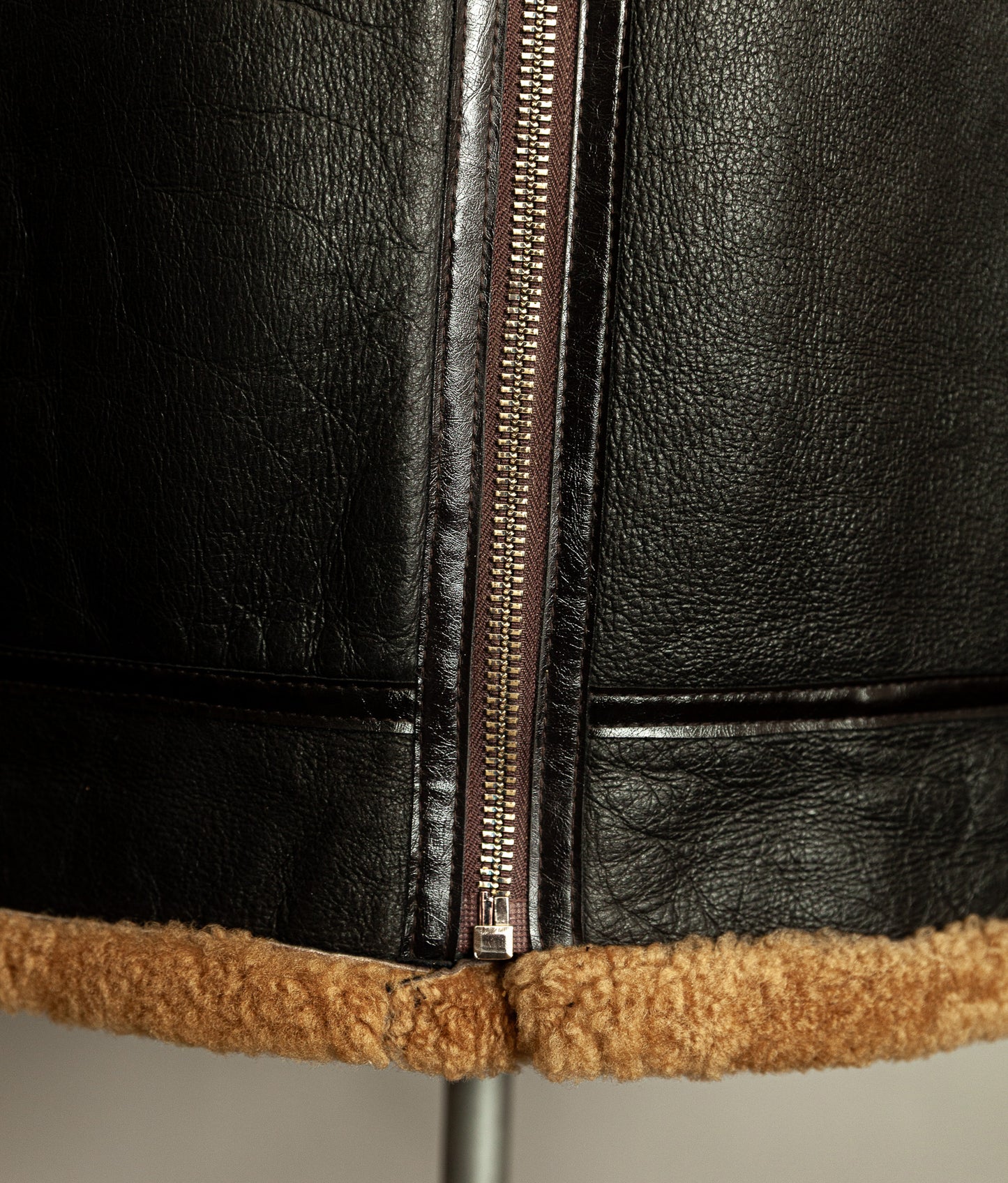 Vintage B-3 Sheepskin Bomber Flying Jacket USAAF - XL (46)