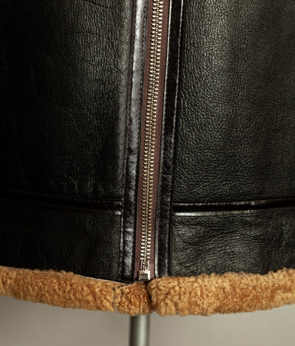 Vintage B-3 Sheepskin Bomber Flying Jacket USAAF - XL (46)