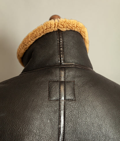 Vintage B-3 Sheepskin Bomber Flying Jacket USAAF - XL (46)