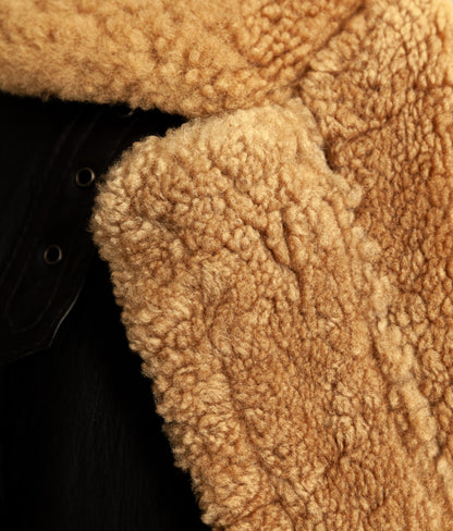 Vintage B-3 Sheepskin Bomber Flying Jacket USAAF - XL (46)