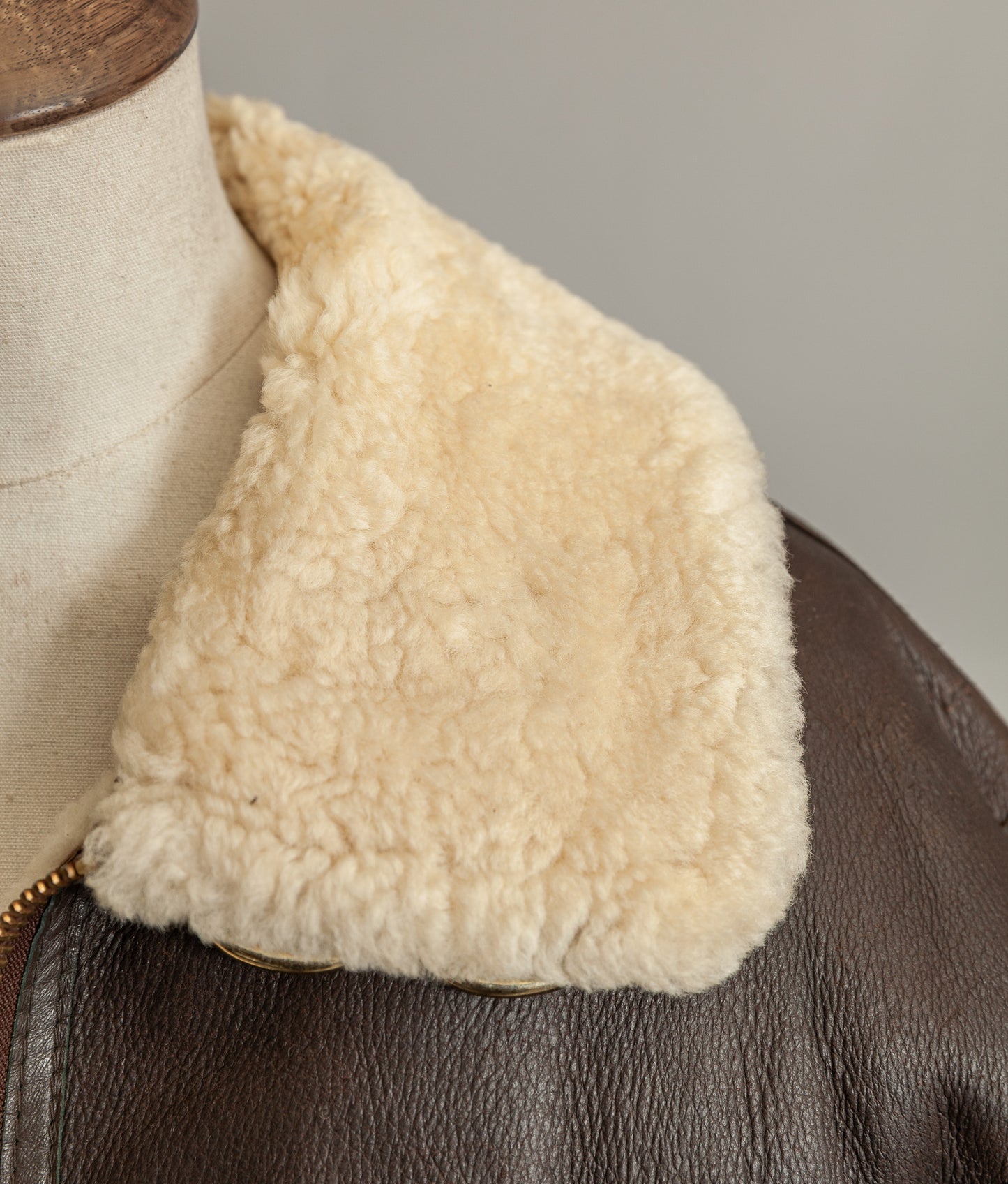 Vintage B3 Bomber Sheepskin Shearling Flying Jacket USAAF (44)