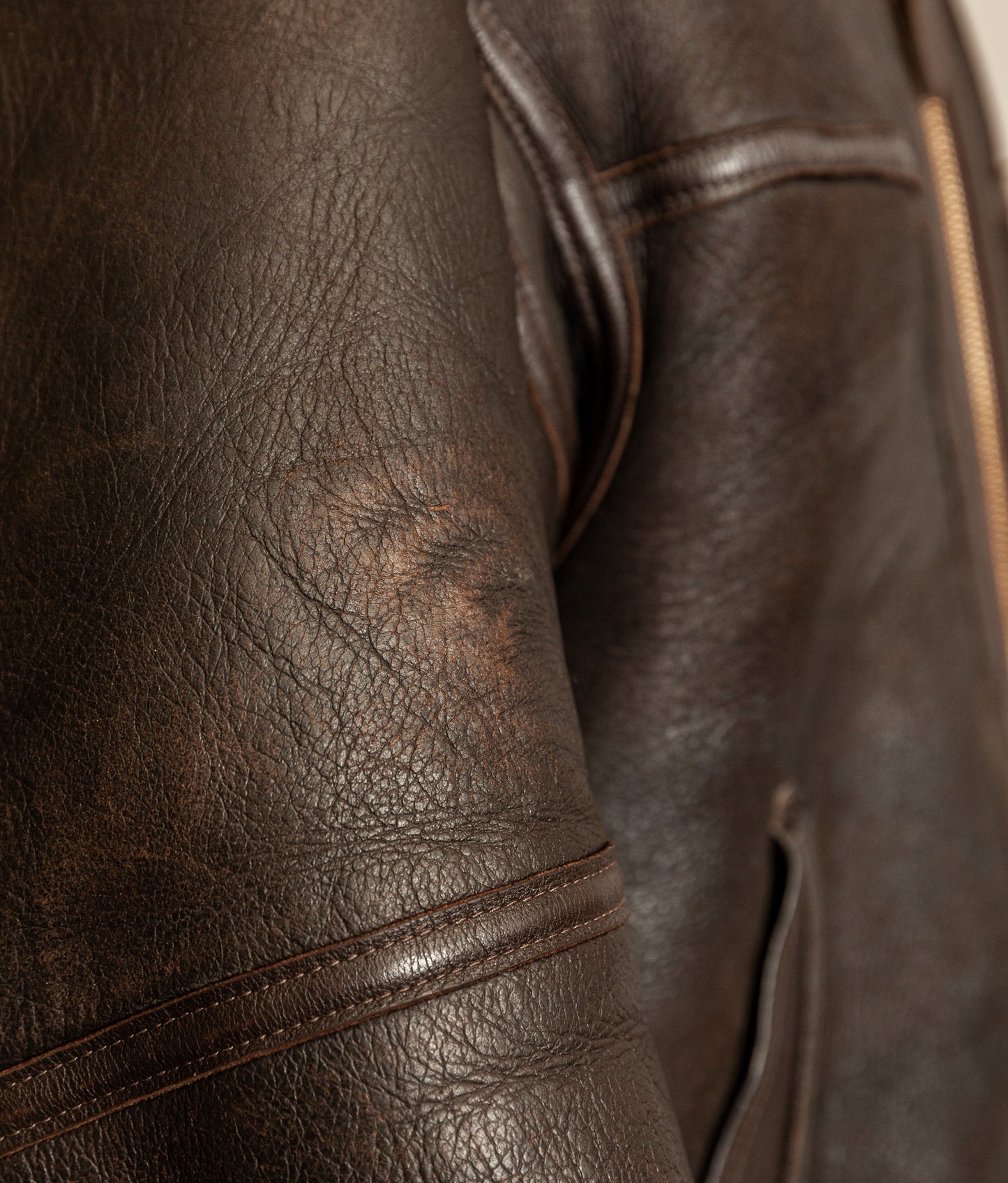 Vintage RAF Irvin Sheepskin Shearling Flying Jacket Blackbird Leather England (44)