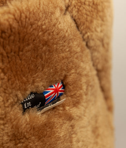 Vintage RAF Irvin Sheepskin Shearling Flying Jacket Blackbird Leather England (44)