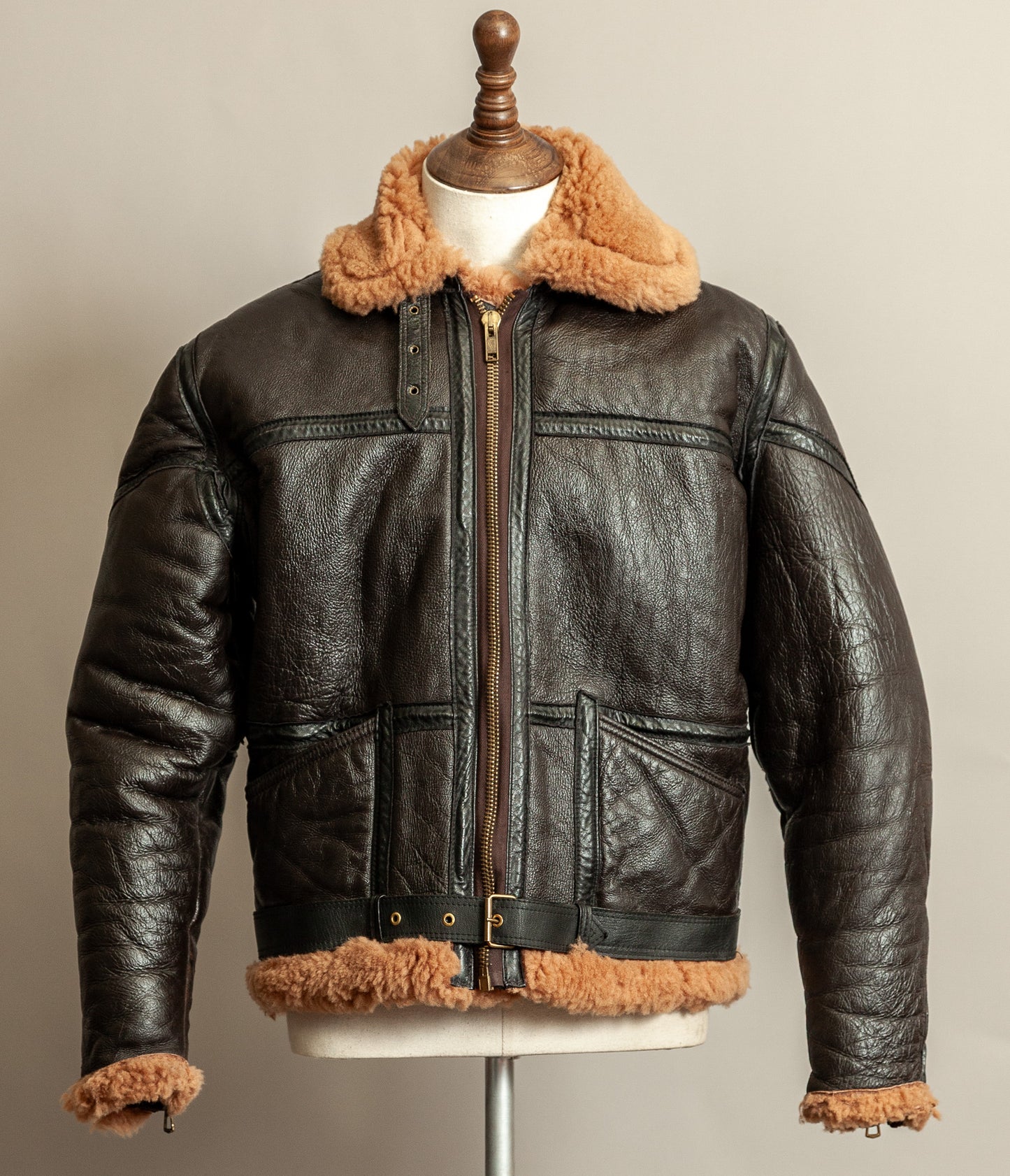 Vintage Cirrus RAF Irvin Groundcrew Sheepskin Flying Jacket Medium (42)