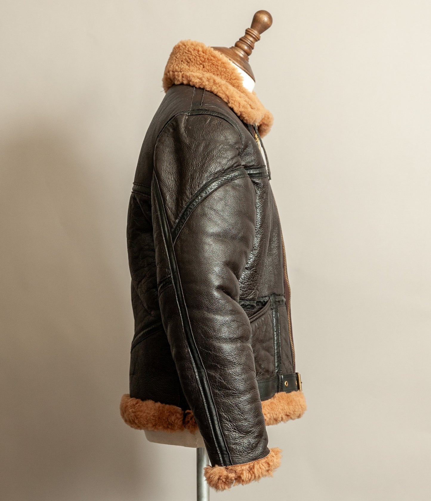 Vintage Cirrus RAF Irvin Groundcrew Sheepskin Flying Jacket Medium (42)