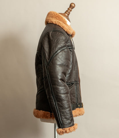 Vintage Cirrus RAF Irvin Groundcrew Sheepskin Flying Jacket Medium (42)