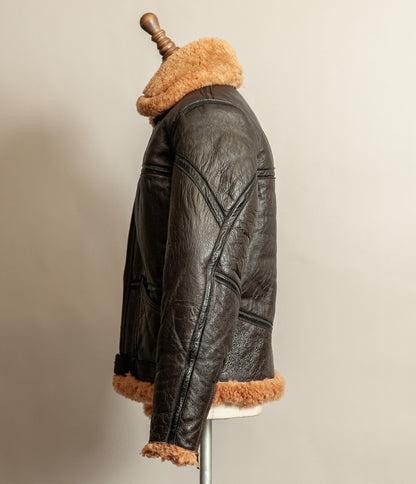 Vintage Cirrus RAF Irvin Groundcrew Sheepskin Flying Jacket Medium (42)