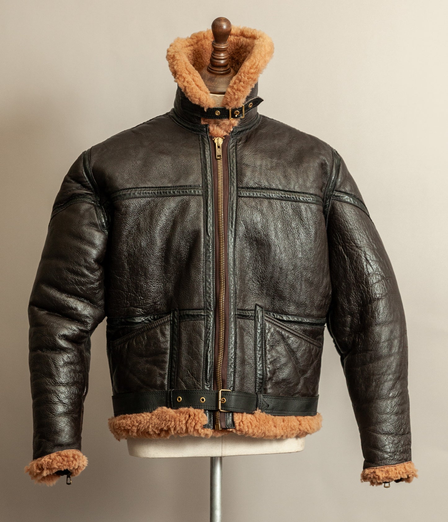 Vintage Cirrus RAF Irvin Groundcrew Sheepskin Flying Jacket Medium (42)