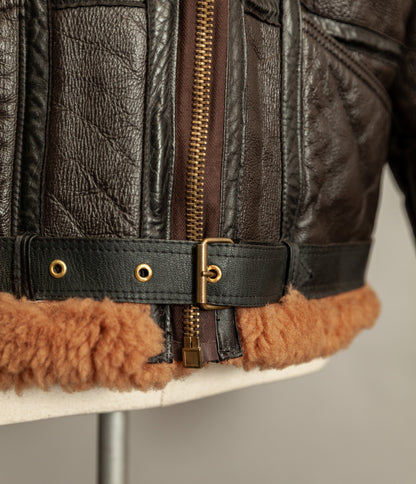 Vintage Cirrus RAF Irvin Groundcrew Sheepskin Flying Jacket Medium (42)