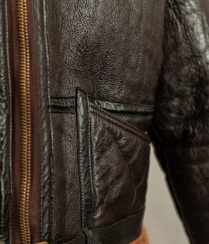 Vintage Cirrus RAF Irvin Groundcrew Sheepskin Flying Jacket Medium (42)