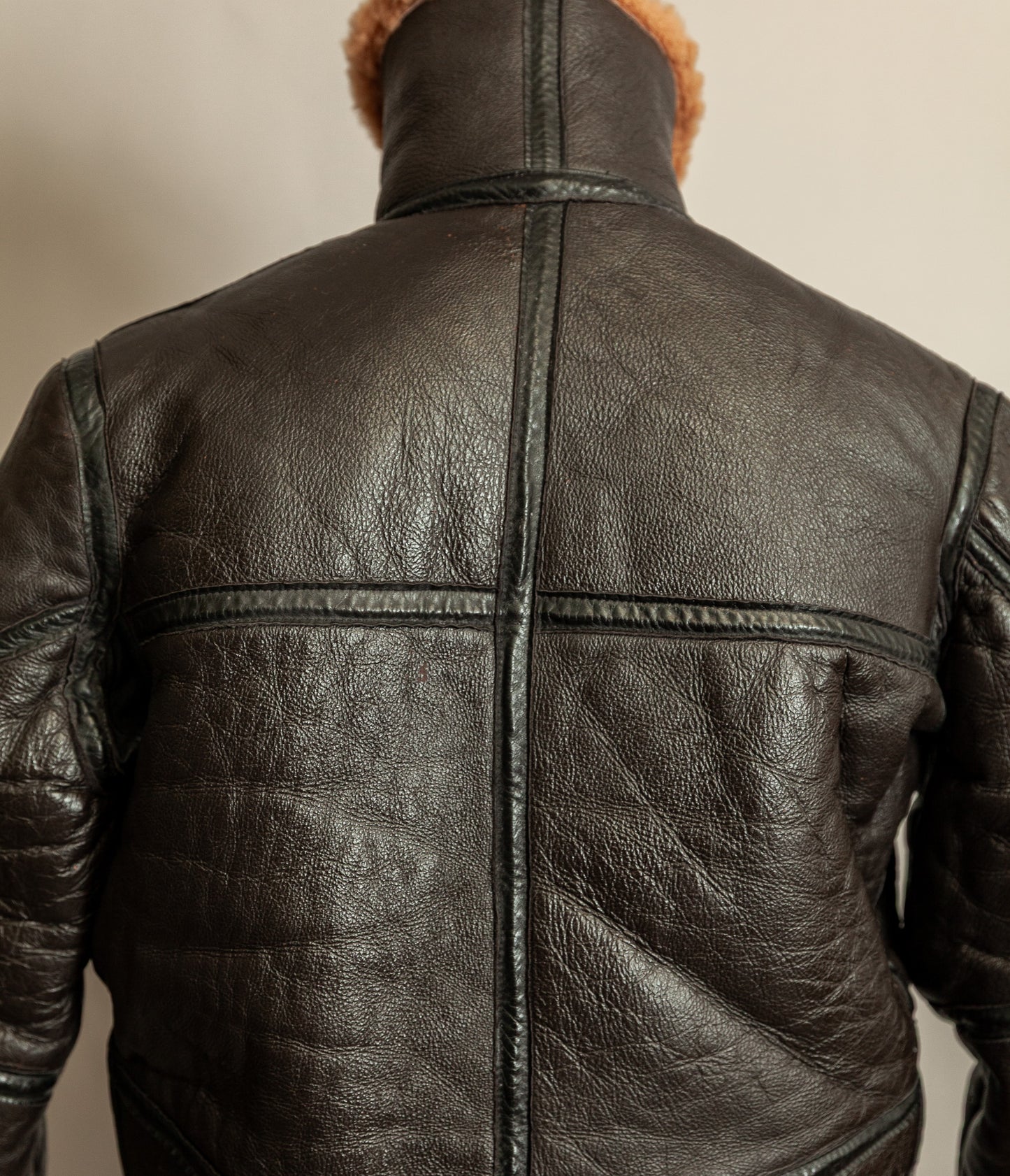 Vintage Cirrus RAF Irvin Groundcrew Sheepskin Flying Jacket Medium (42)