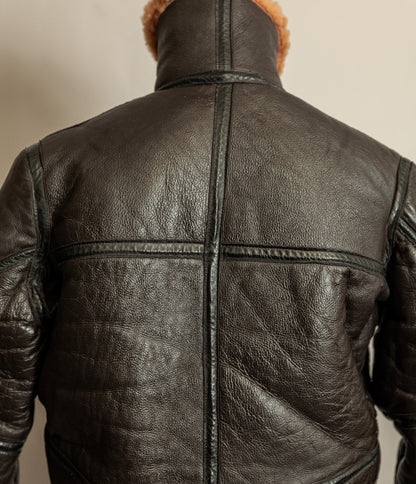 Vintage Cirrus RAF Irvin Groundcrew Sheepskin Flying Jacket Medium (42)