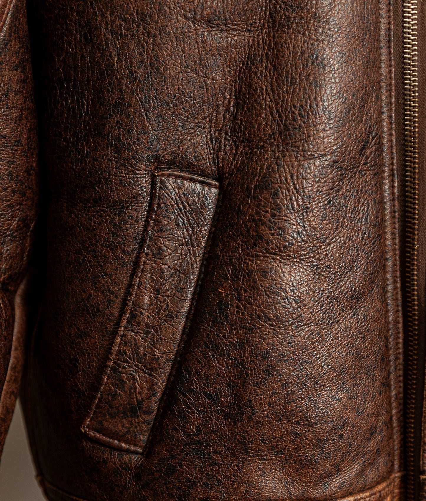 Vintage 1980s Sheepskin Shearling Flying Bomber Jacket XL (46)