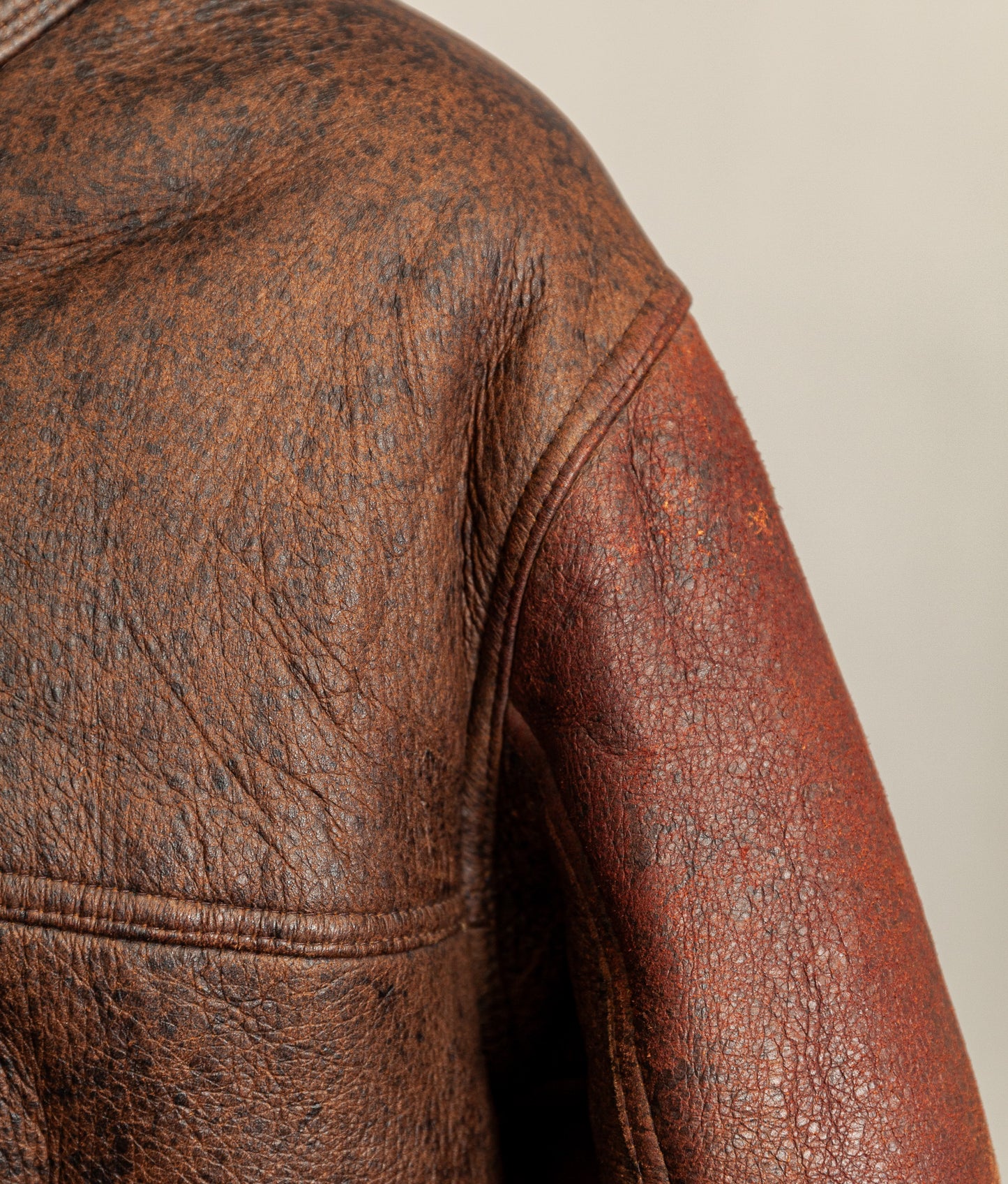 Vintage 1980s Sheepskin Shearling Flying Bomber Jacket XL (46)