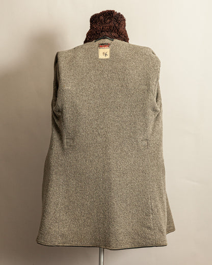 Vintage 1940s Swedish Malungs Military Leather Trench Coat XL (46)