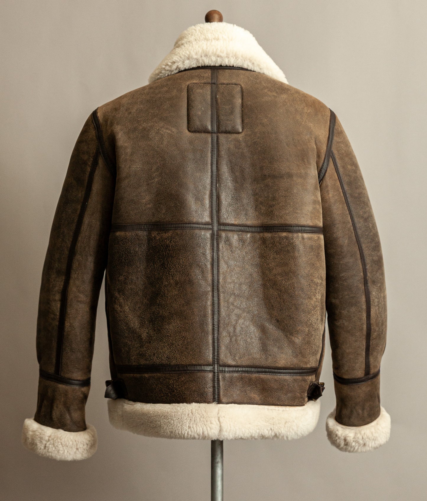 Vintage Schott B3 Sheepskin Bomber Flying Jacket Large (44)