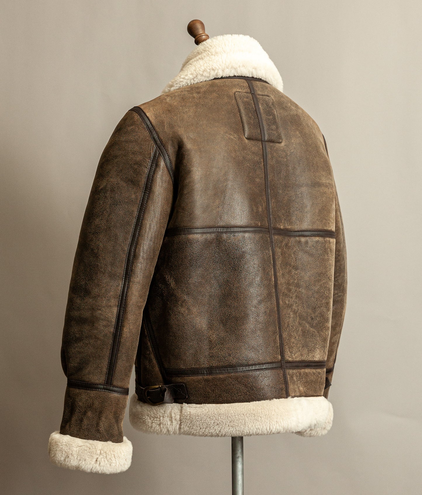 Vintage Schott B3 Sheepskin Bomber Flying Jacket Large (44)