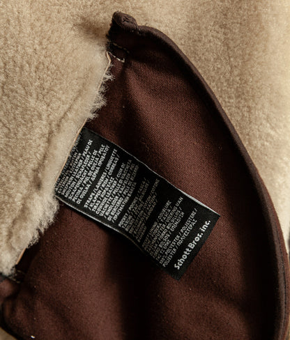 Vintage Schott B3 Sheepskin Bomber Flying Jacket Large (44)