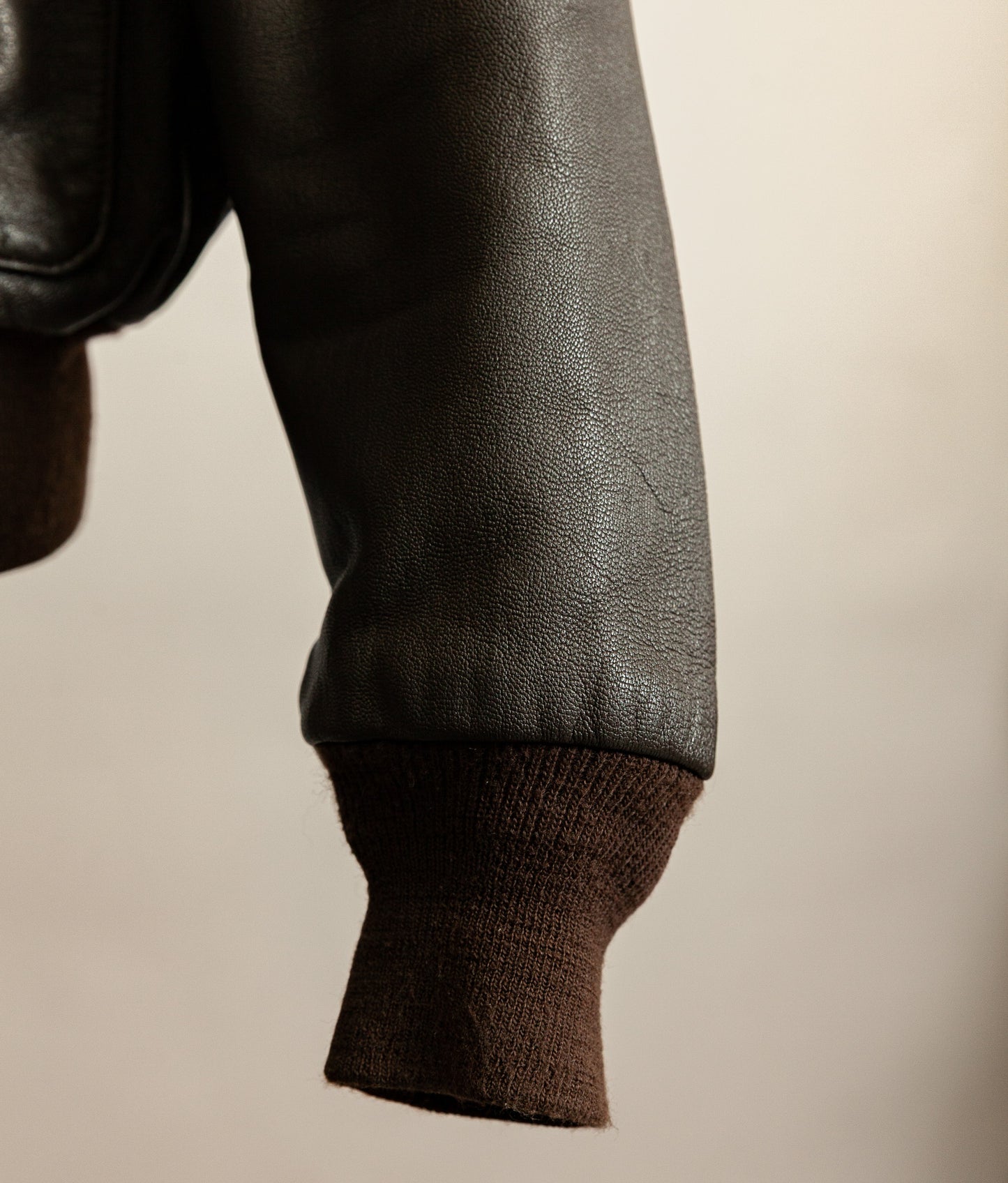 Vintage 1980s Avirex A2 Goatskin Leather Flying Jacket XL (46)