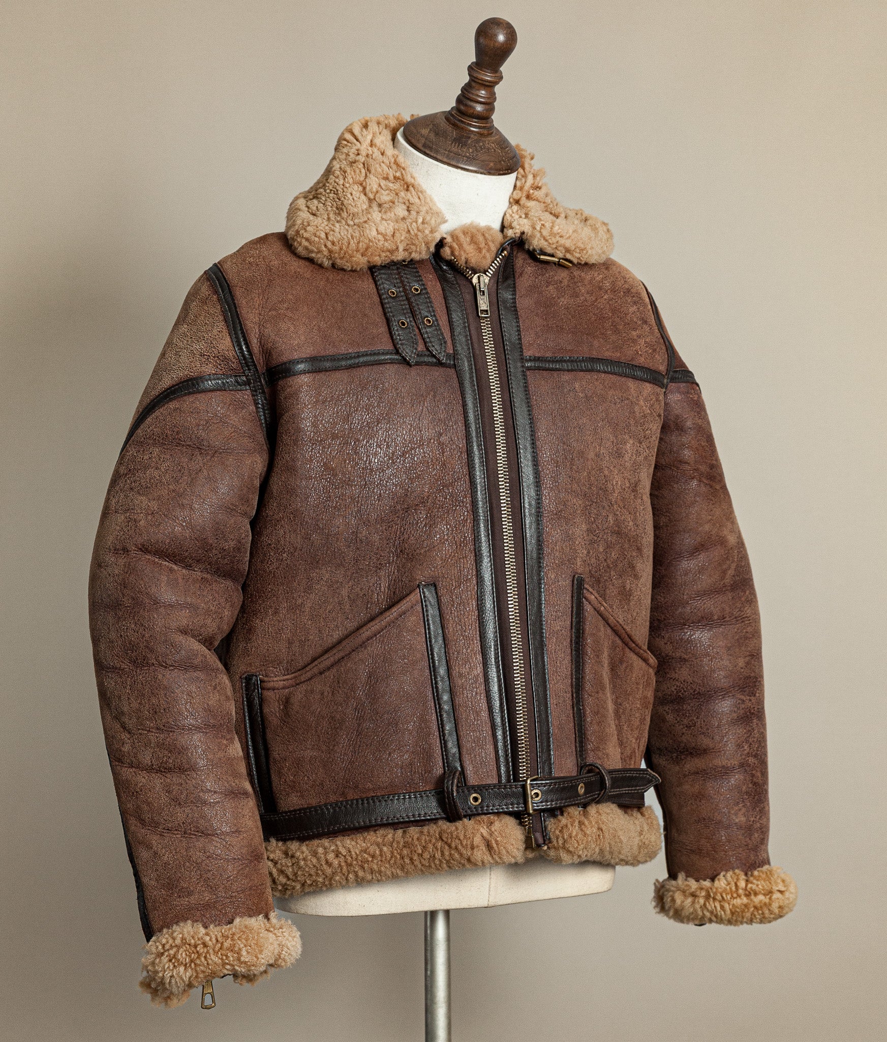 cirrus 英国製 フライトジャケット Vintage Cirrus RAF Irvin Ground Crew Sheepskin Shearling Flying