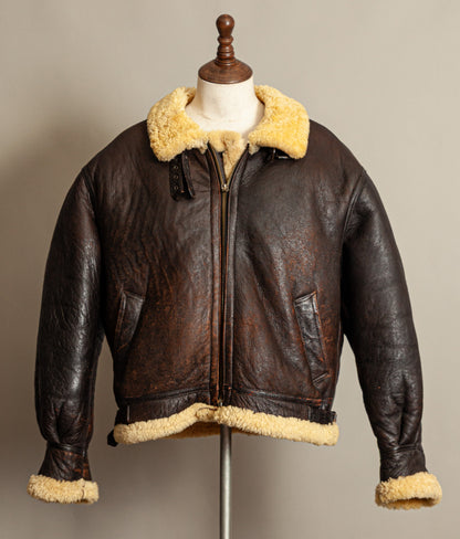 Vintage USAF G-8 Sheepskin Shearling Flying Jacket Brown (50 Regular / XXXL)