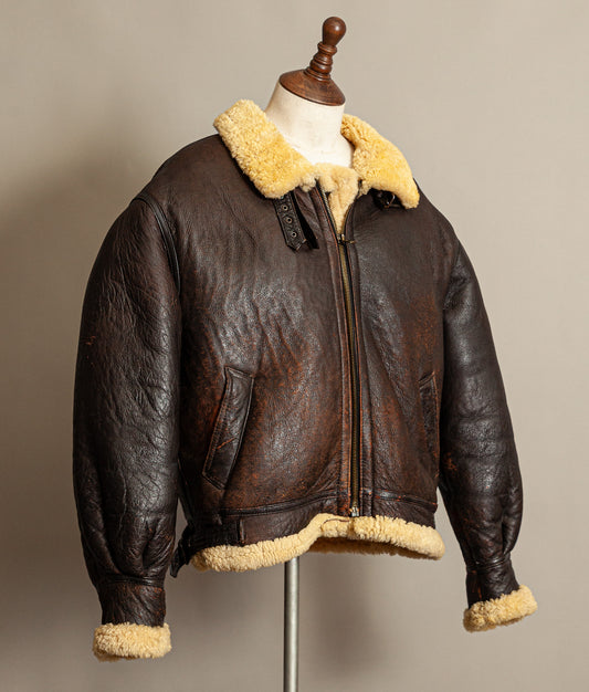 Vintage USAF G-8 Sheepskin Shearling Flying Jacket Brown (50 Regular / XXXL)