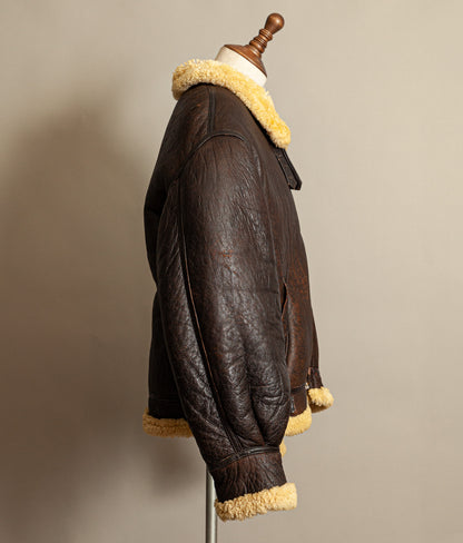 Vintage USAF G-8 Sheepskin Shearling Flying Jacket Brown (50 Regular / XXXL)