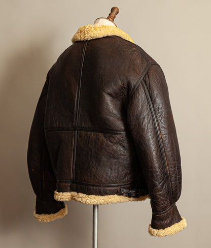 Vintage USAF G-8 Sheepskin Shearling Flying Jacket Brown (50 Regular / XXXL)