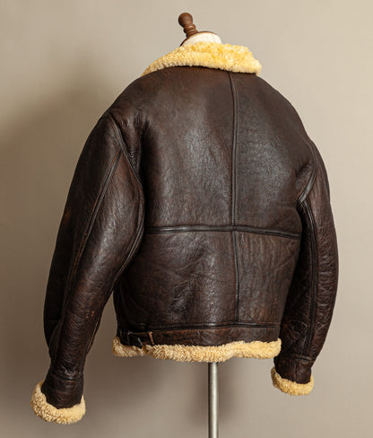 Vintage USAF G-8 Sheepskin Shearling Flying Jacket Brown (50 Regular / XXXL)