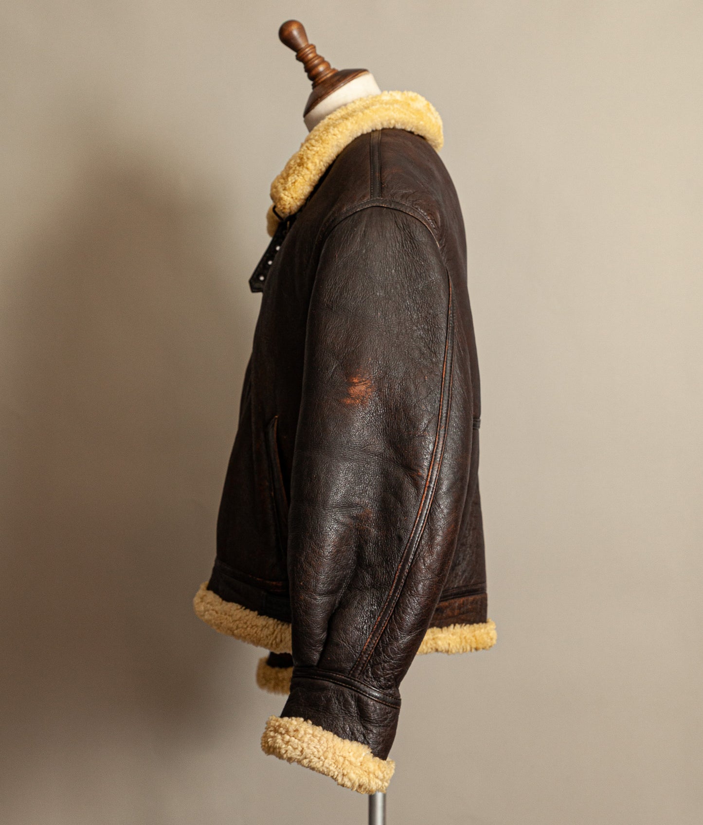 Vintage USAF G-8 Sheepskin Shearling Flying Jacket Brown (50 Regular / XXXL)