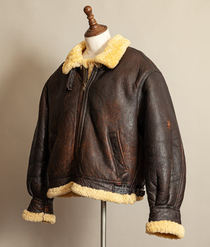 Vintage USAF G-8 Sheepskin Shearling Flying Jacket Brown (50 Regular / XXXL)