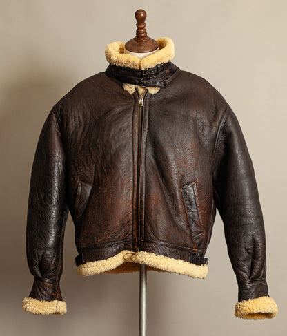 Vintage USAF G-8 Sheepskin Shearling Flying Jacket Brown (50 Regular / XXXL)